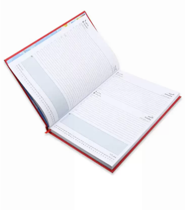 FIS A4 Diary 2023 Arabic/English (Saturday & Sunday Combined) Red - FSDI48AE23RE