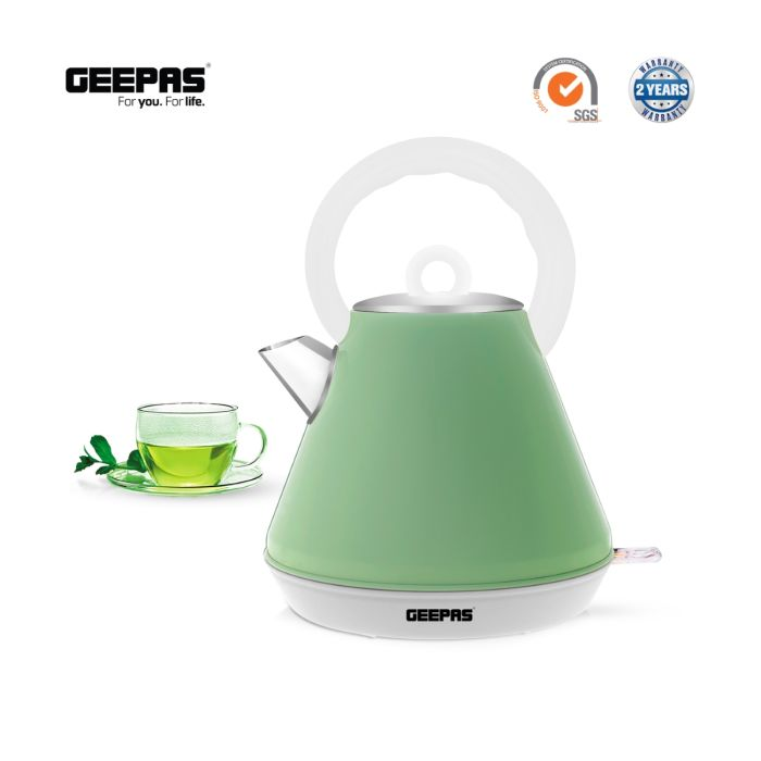 2200W 1.7L Cordless Electric Kettle Power Cord Storage Base And Anti-Pull Design, Boil-Dry Protection, Easy Handling With Auto Shut Off - 2 Years Warranty