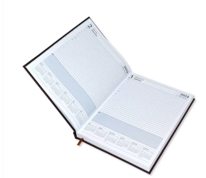 FIS Diary 2024 (English) Chocolate, A4 - FSDI41E24CH