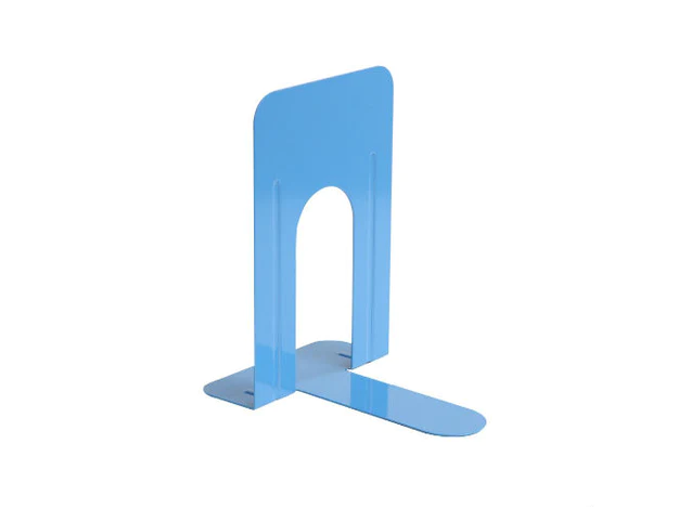 DELI 9263 Metal Book Ends, 9 inches, 51x32.5x21cm, 2pcs/set, Blue