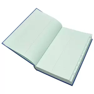 FIS Ledger Book, Azure Laid Ledger Paper, FS (210 x 330 mm) Size, 6 Quire - FSACLTC6Q82