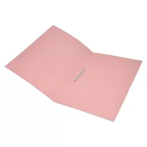 FIS Square Cut Folders With 8 cm Fastener Pink Color, Pack of 50 Pcs, 320 gsm, F/S (210 x 330 mm) Size - FSFF7FPI