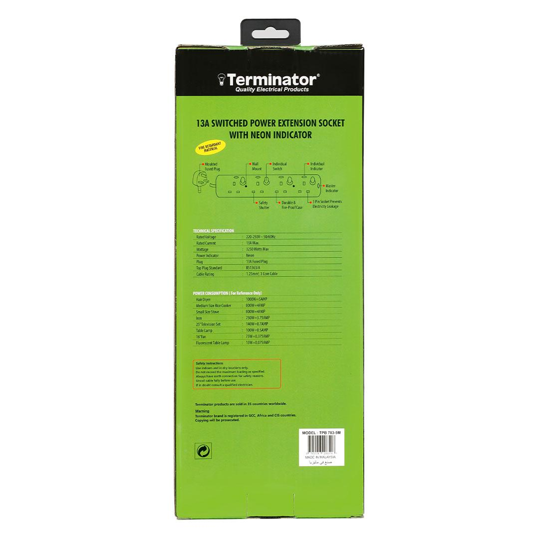 3 Way UK Power Extension Socket