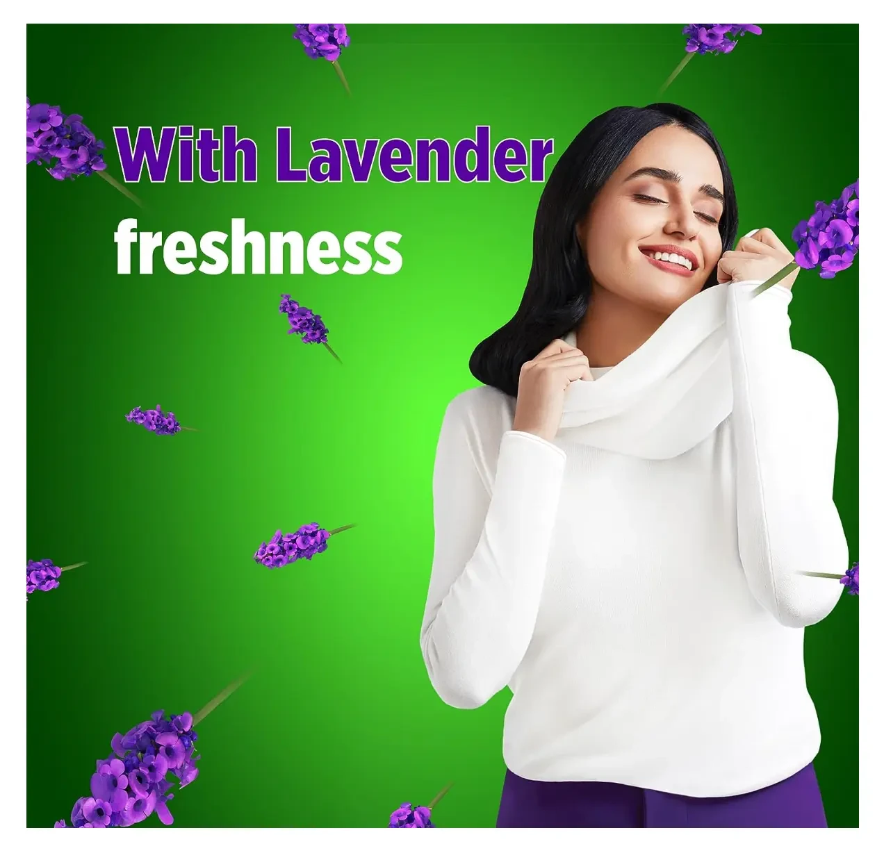 Ariel Lavender Laundry Detergent Liquid Gel, 1.8L