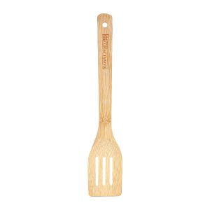 Royalford Slotted Turner - Bamboo - Wooden - 30 CM
