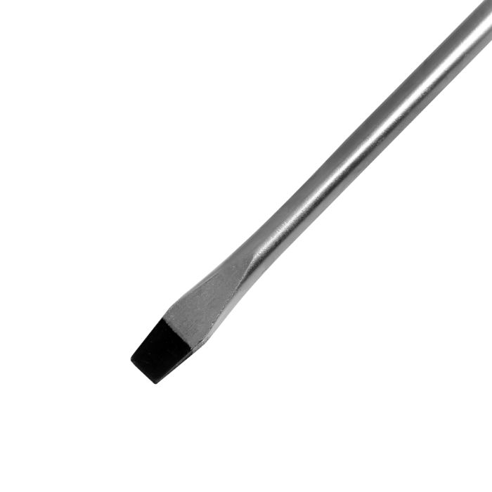 Geepas Precision Screwdriver - Slotted Screwdriver With Soft Grip Rubber Insulated Ergonomic Handle - CR-V Build, Magnetic Tip And Hanging Hole For Easy Carry - Bicolored Red/Black - (SL 5x200mm