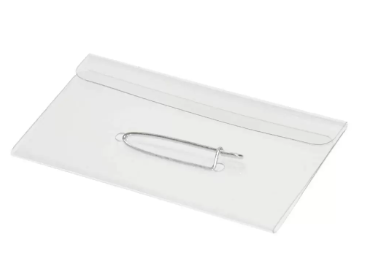 100-Piece FIS Name Badge 40X75mm with Pin - FSNA48