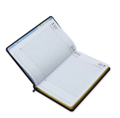 FIS Golden Diary 2023 (Arabic/English) Black, A5 - FSDI23AEG23BK