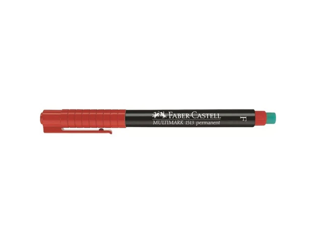 Faber Castell Multimark 1513 Permanent Fine 0.6mm, Red