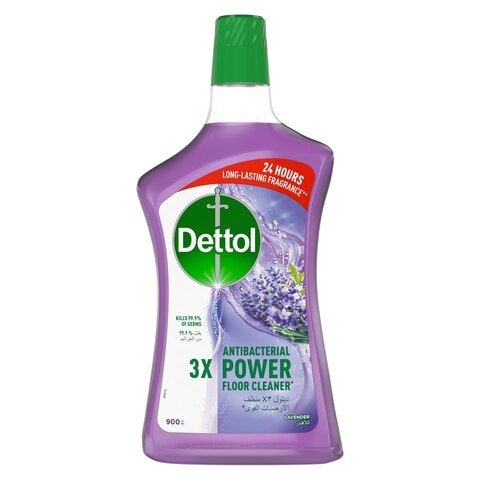 Dettol 3X Antibacterial Power Floor Cleaner Lavender 900ml