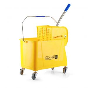 Royalford Professional Mop Wringer - Plastic - Yellow - 25 LITER