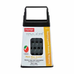 Prestige Mini Box Grater - Stainless Steel - Black
