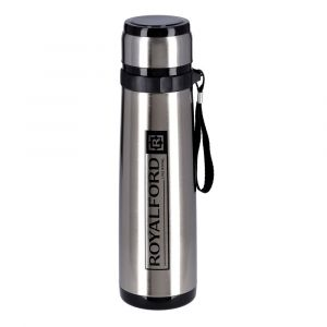 Royalford Vacuum Water Bottle - Stainless Steel - Silver - 600 ML