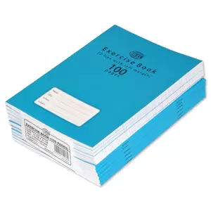12-Piece FIS Exercise Book 2-Line with Left Margin, 100-Pages, 16x21cm - FSEB2LM100N