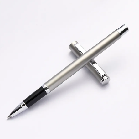 S82-01 Metal Gel Pen Carbon Sign Pen 0.5MM Business Office 1PCS